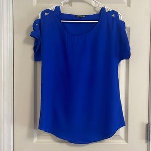 Cobalt blue dress top